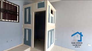 como hacer cuarto de tablaroca para medio baño facil y rápido drywall tablaroca remodelacion [upl. by Berlinda]