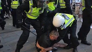 Police arresting everyone Enough is Enough london [upl. by Yasnyl]