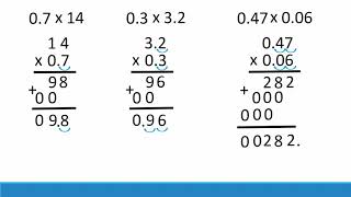 Técnicas para multiplicar decimalesRápido y sencillo [upl. by Hairakcaz]