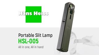 Portable Slit Lamp HSL005 Hans Heiss  Overview [upl. by Barth]