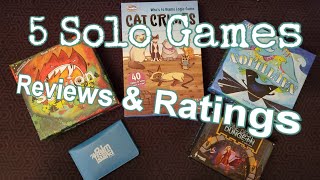 5 Solo Game Reviews Nautilion Sylvion Palm Island and More [upl. by Sihun841]