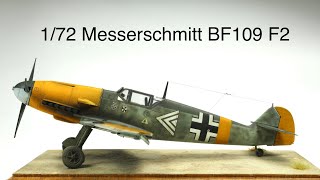 A VERY GOOD KIT  172 Eduard Messerschmitt BF 109 F2 Barbarossa Russia 1941 [upl. by Alekin350]