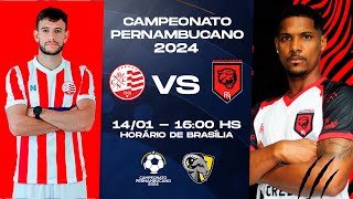 NÁUTICO X FLAMENGO DE ARCOVERDE  CAMPEONATO PERNAMBUCANO  JOGO COMPLETO [upl. by Wiese]