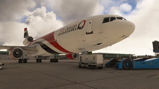 First look at starting the TFDi Designs McDonnell Douglas MD11 in Microsoft Flight Simulator [upl. by Reteip]