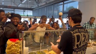 Does the Chipotle Camera Trick Challenge Get You More Food [upl. by Aryek]