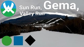 Waterville Valley  Gema to Valley Run via Sun Run [upl. by Halbeib]