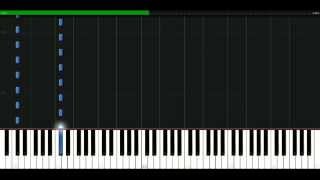 Robert Miles  Fable Piano Tutorial Synthesia  passkeypiano [upl. by Morra324]