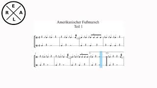 Amerikanischer Fußmarsch Teil 1 → Tempo 60 [upl. by Kinnie]