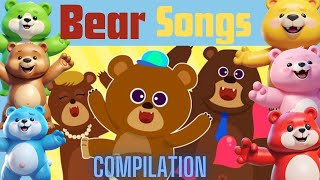 Gummy Bear Dance  Learn Colors  Nursery Rhymes and Kids Songs  Three Bears  Teddy Bear [upl. by Batsheva538]