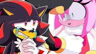 SHADOW HITS AMY Shadow Reacts To SONIC TEAM ANIMATED [upl. by Fidela229]