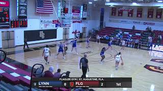 Flagler Womens Basketball vs Lynn 12152022 [upl. by Ahsieken]