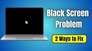 How To Fix Black Screen Problem on Windows 1011  2 Ways to Fix [upl. by Silyhp]