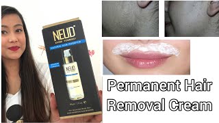 Permanent Hair Removal Cream  NEUD Natural Hair Inhibitor  100 Natural [upl. by Molloy382]