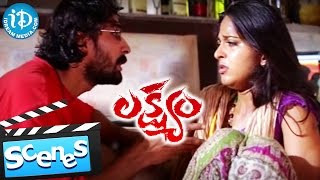 Lakshyam Movie Scenes  Anushka Kidnapped by Yashpal Sharmas Men [upl. by Arbba]