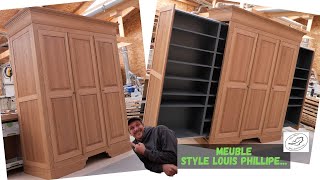 fabrication dun meuble style Louis Phillipe [upl. by Gaughan]