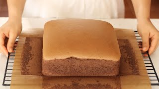 Chocolate Castella Cake Recipe  Sophia [upl. by Zucker586]