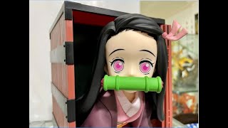 Unboxing BIG Nezuko Popcorn Bucket Figure Limited amp Exclusive  Universal Studios Japan Demon Slayer [upl. by Field869]