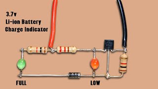 37v Lithium Battery Charge Full amp Low Level Indicator [upl. by Bauer]