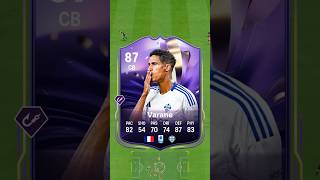 1st End of an Era SBC of FC 25 is none other than the Legend Varane 🫡 fc25 eafc25 varane fut [upl. by Jone]