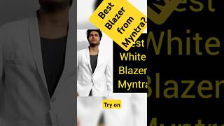 सिर्फ Rs 1600 में white blazer Myntra tryonhaul [upl. by Haleeuqa]