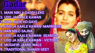 GADAR MOVIE ALL SONGS💓 Sunny deol  Amisha Patel  Bollywood songs  Hindi puraane gaane [upl. by Hartzel661]