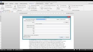 Tutorial Cómo crear referencias bibliográficas de forma sencilla y rápida en word [upl. by Laon]