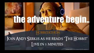 Andy Serkis Reads The Hobbit Charity Live Stream  Hobbitathon  Uncut  Traditional Audio Repair [upl. by Arimaj818]