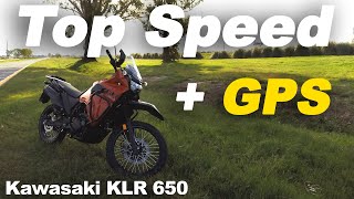 Kawasaki KLR 650 2022 gen 3  Top Speed 🚀  GPS ✅ [upl. by Garth213]