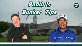 In the bunker with PADRAIG HARRINGTON [upl. by Yrtnahc]