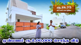 🏡 House for Sale l 2BHK house l Down payment Rs 200000 l Land for sale in Palladam Tiruppur [upl. by Anayit766]