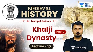 L10 Khilji Dynasty l Southern Campaigns of Alauddin l Sultanate period l Medieval History UPSC [upl. by Eadwina]