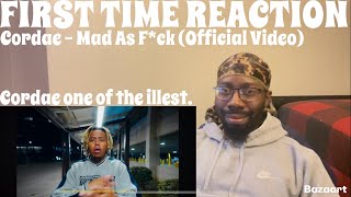 REACTION  Cordae  Mad As Fck Official Video [upl. by Stillman18]