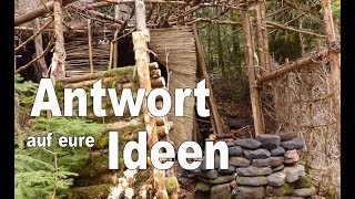 Bushcraft Camp  Antwort auf eure Kommentare amp Ideen [upl. by Andryc]