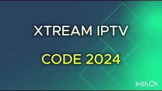 Xtream iptv code 2024 2025 [upl. by Wolfort]