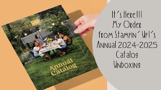 My Stampin Up 20242025 Annual Catalog Unboxing [upl. by Ransom]