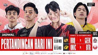 🔴 LIVE  MPL ID S12  Babak Playoffs Hari 2  Bahasa Indonesia [upl. by Ena859]