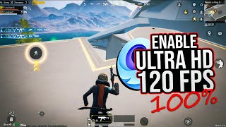 ULTRA HD  120 FPS UNLOCKED in gameloop with PROOF 💯 PUBG MOBILE 32 [upl. by Hesky41]