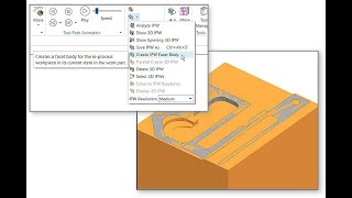 Save IPW as Facetted Body in NX CAM [upl. by Frodin]