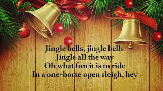 Dashing through the snow Christmas song  Jingle Bells with lyrics [upl. by Reeve985]