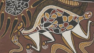 Stories painted on bark Aboriginal art of Australia on display in Beijing [upl. by Lydon]