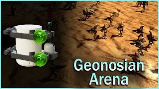 LEGO Star Wars III The Clone Wars  GEONOSIAN ARENA  Minikits [upl. by Lime832]