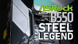 A True LEGEND  ASRock B550 Steel Legend Motherboard Review [upl. by Atikat]