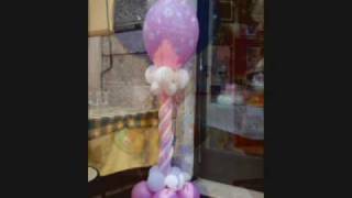 Battesimi e Comunioni Artballoon tel 0639723294 Balloon Roma Prati via degli Scipioni 48 [upl. by Anuahs]