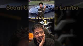 Scout React on Jhonny New lambo 🔥 shorts bgmi scoutop jonathangaming s8ul [upl. by Anitroc630]