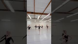 Lets perform the Pirouettes Combination in the center Vaganova training in California dance [upl. by Hannavas]