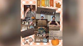 Fab Fit Fun Fall BoxTrying out their subscription service and showing you guys what I get 💖🍂🧼📔🛍️🧴🍶 [upl. by Asseram]