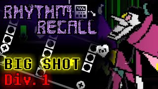 【Undertale音ゲー】BIG SHOT Extreme Mode Div1 クリア COMPLETED【Rhythm Recall】 [upl. by Shu305]