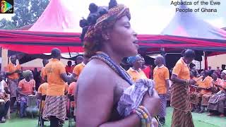 AGBADZA DANCE BY THE EWE PEOPLE OF GHANA [upl. by Graig]