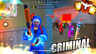 FREEFIRE🔥I Got all Criminals 🤯 Solo vs Squad 😱 19 Kills  Garena free fire  PK GAMERS freefire [upl. by Rostand177]