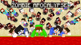 ZOMBIE APOCALYPSE RAID in OMO CITY Minecraft Tagalog [upl. by Alesiram]